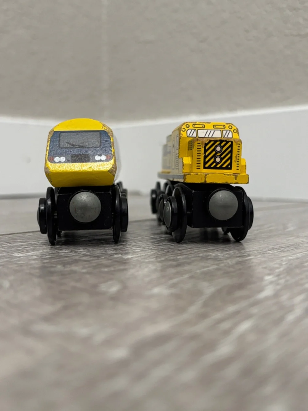 Maxim Wooden Train Set - Yellow